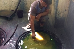 Old and New Art and Craft Tour - Indigo dye in action